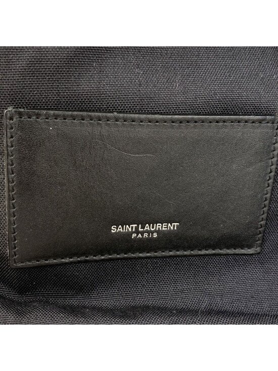 Saint Laurent Logo Backpack Canvas